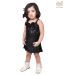 Kilkari Black Sequins A-Line Frock For Kids