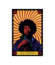Jimi Hendrix (Psychedelic) (39 x 55 Inches)