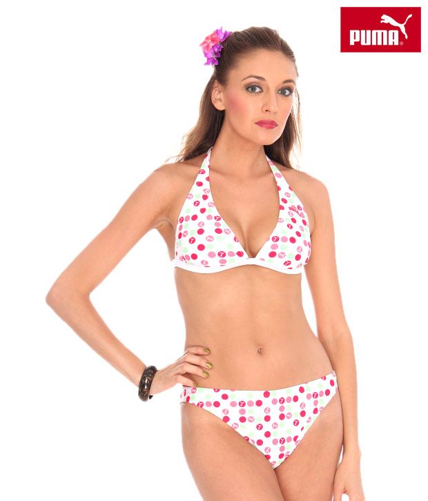 Puma White Bikini Set