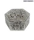 Bharat Handicrafts Antique Finish Hexagon Brass Box