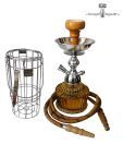 Hooked On Hookah Light Brown Hookah