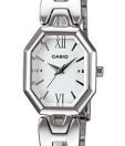 Casio Octagonal White Dial Watch