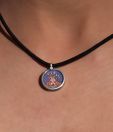 Silver Centrre Auspicious Lord Krishna Pendant