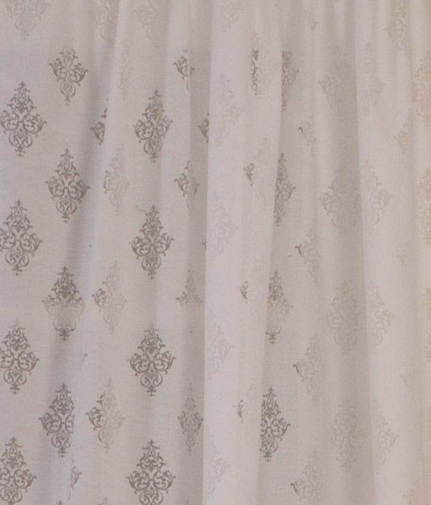 Deco Window White Designer Curtain