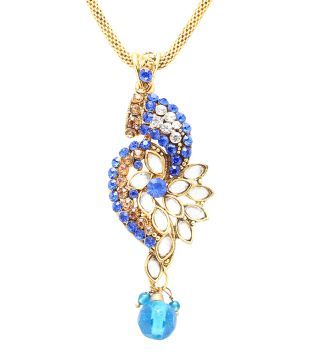 Sia Rasrawa Blue Drop Pendant Set