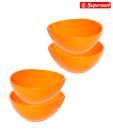 Superware Orange 4Pc. Melamine Bowl Set