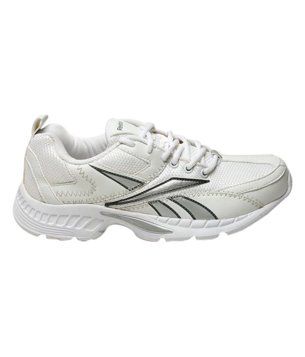 Reebok Advantage Runner White & Silver Sports Shoes