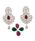 Styleos White Empress Earrings
