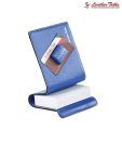 Leather Talks Blue Paper Slip Holder