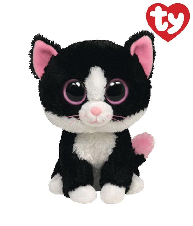 black and white cat toy