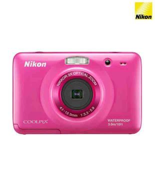 Nikon Coolpix S30 Point & Shoot Digital Camera (Pink)