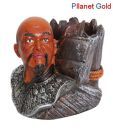 Pllanet Gold Red Indian Pen Holder