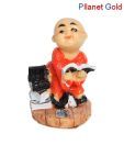 Pllanet Gold Chinese Kid Showpiece