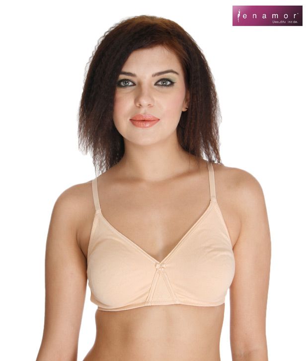 Buy Enamour Airy Beige Bra Pack Of 3 on Snapdeal