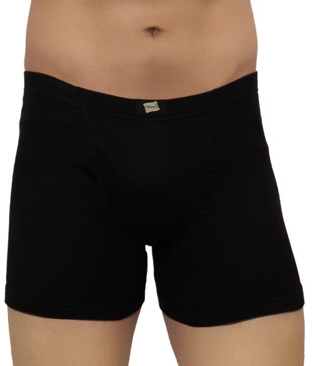 Hanes Comfy Black Boxer Briefs