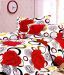 D&Y Pretty Floral Double Bed Sheet With 2 Pillow Covers