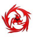 Panache Trendy Red Chakri Wall Clock