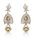 Ada Kundan Stone & CZ Fancy Earrings