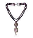 Spyra Pretty Agate & Japanese Pearl Necklace