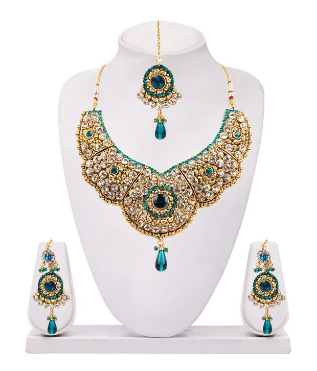 Adhira Beauteous Rajwada Style Traditional Jadau Necklace Set