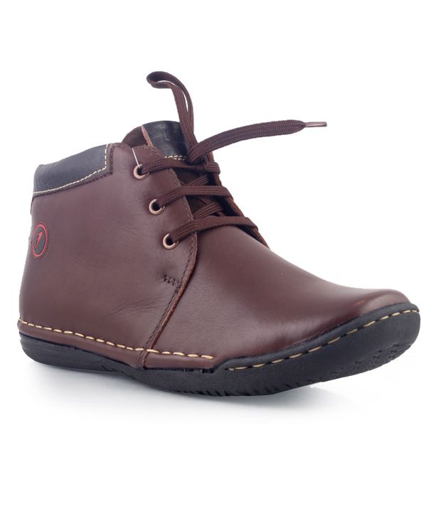 Banish Brown Ankle Length Shoes