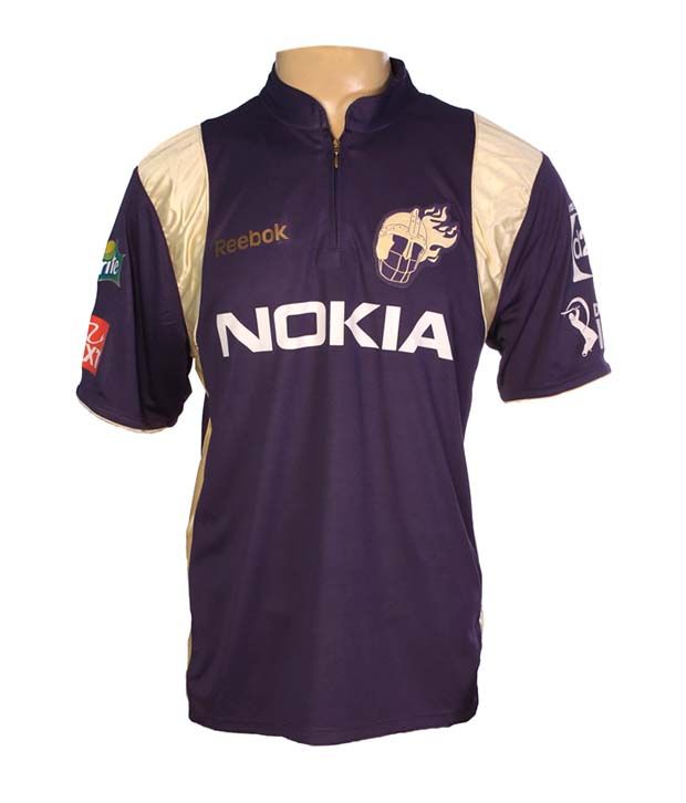 Reebok KKR Jersey - Khan 12 - Buy Reebok KKR Jersey - Khan 12 Online at Low Price - Snapdeal.com