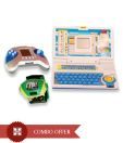 Combo Of English Learner, Projector Watch & 4-in-1 Game Player