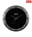 Ajanta Grey & Black Round Wall Clock