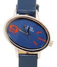 Nova Blue & Orange Oval Dial Watch