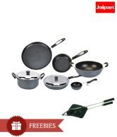 Jaipan Non- Stick Cookware Set With Free Gas Toaster