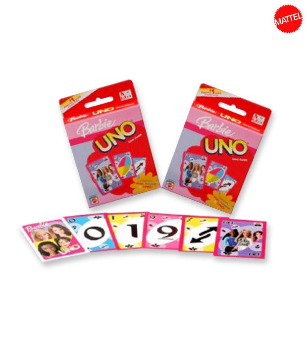 barbie uno game