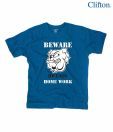 Clifton Blue Beware He Eats Home Work T-Shirt For Kids