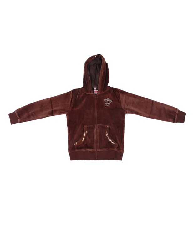 612 IVY League Brown Hooded Tracksuit