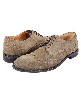 Blanca Olive Green Derby Shoes