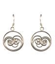 Aiva Angelic Round Earrings