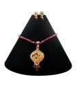 Ambar Designz Crystals & Jade Adorned Necklace Set