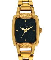 Titan Golden Tonneau Watch