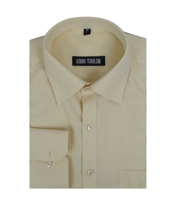 Louis Taylor Light Yellow Men's Shirt
