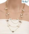 Diva Multi String Pearl Classy Necklace