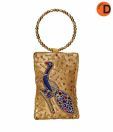 Damire Golden Peacock Mobile Pouch