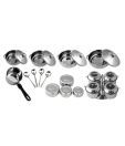 Aura 21 Pcs Stainless Steel Donga Set