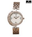 Calvino Studded White Arc Watch