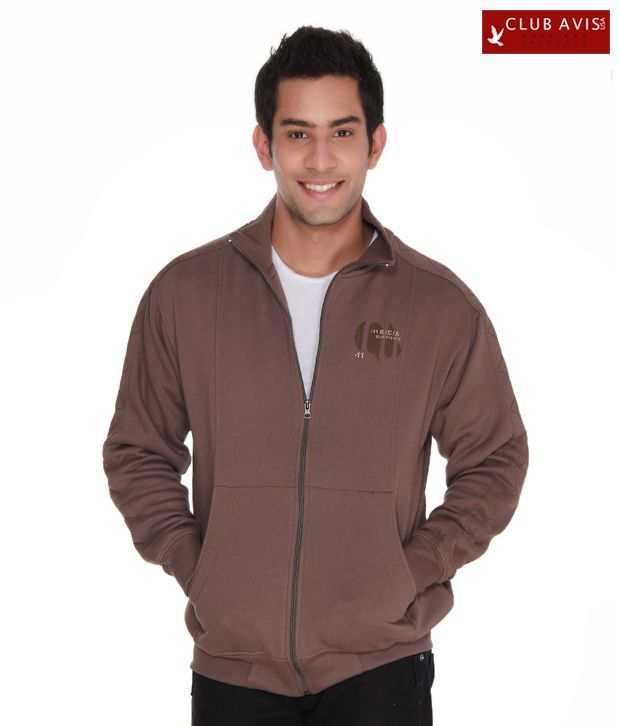 Club Avis USA Light Brown Men Sweatshirt