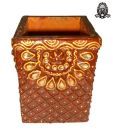 Ratoomal Stone Embellished Wooden Pen Stand