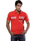 Tiger of Goa Red Polo T Shirt