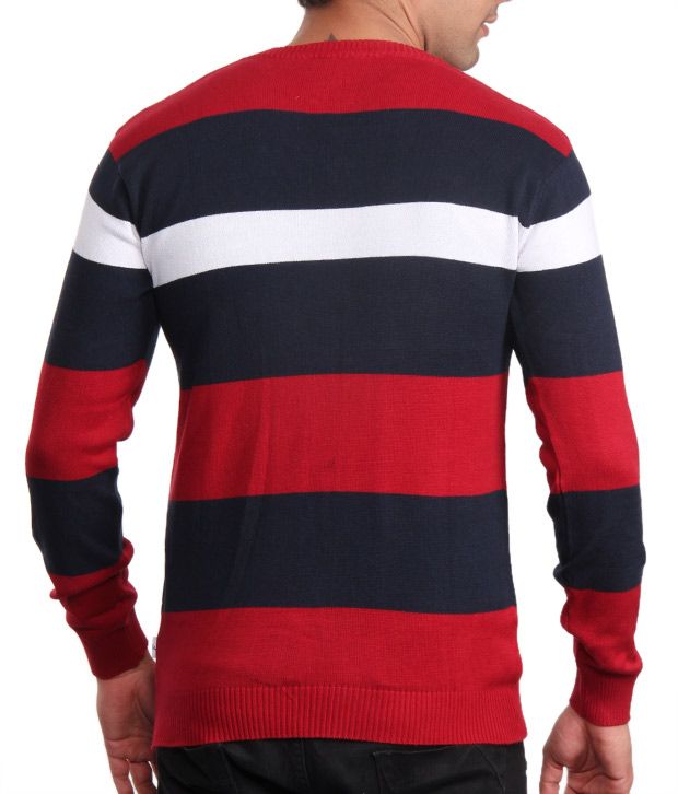Fungus Red & Navy Blue Sweatshirt