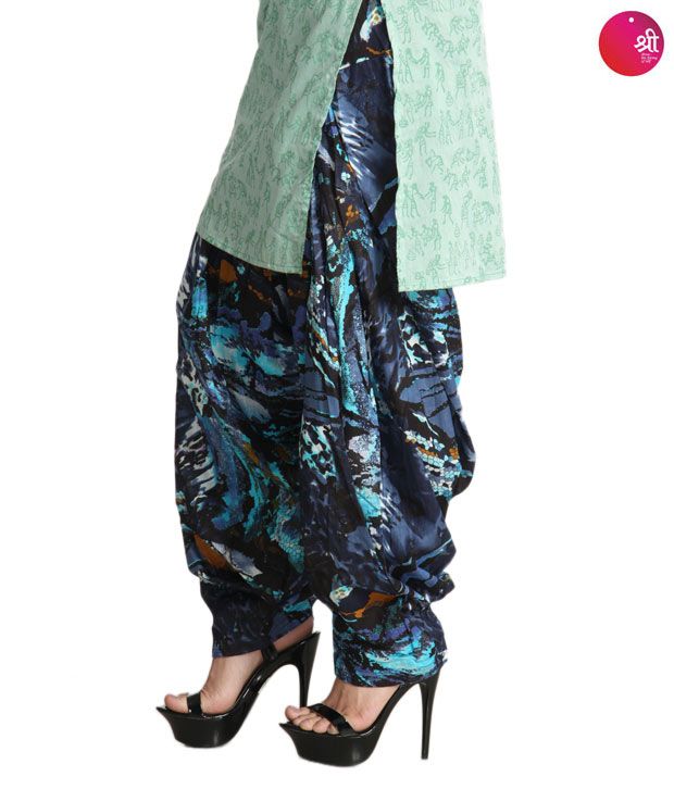 Shree Designer Navy Blue Patiala Salwar