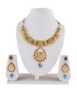 Adhira Traditional Golden Plated Necklace Set