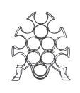 Live n Style Trendy Iron Wine Rack