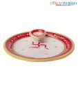 Dekor World Embellished Puja Thali